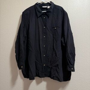 White Stag Woman - Black Shirt Jacket - Size 26W